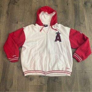 2010 MLB All Star Game Los Angeles Angels Stitches Zipper Hoodie Size XL